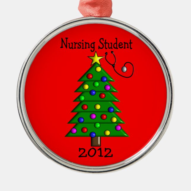 Nursing Student 2012 Christmas Ornament (Front)