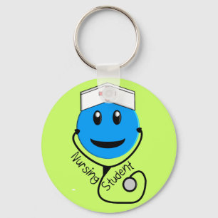 Nursing Student Big Blue Gifts Key Ring