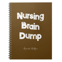 Nursing Student College Study Minimalist Chocolate