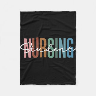 Nursing Student  Fleece Blanket