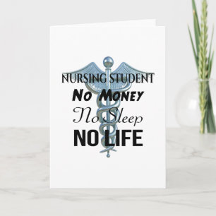 Nursing Student Funny Nurse Quote Card