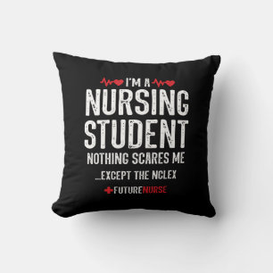 Nursing Student Gift - NCLEX Prep - Future Nurse Cushion