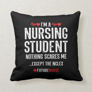 Nursing Student Gift - NCLEX Prep - Future Nurse Cushion