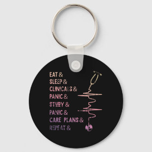 Nursing Student Medical School Nurse Key Ring
