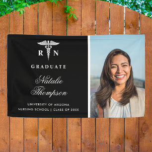 Nursing Student Registered Nurse Graduation Custom Banner