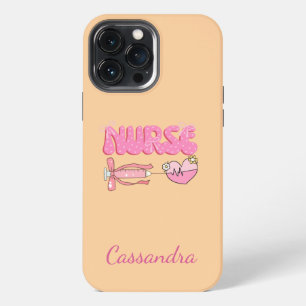 Nursing Student School Future Nurse Name iPhone 13 Pro Max Case
