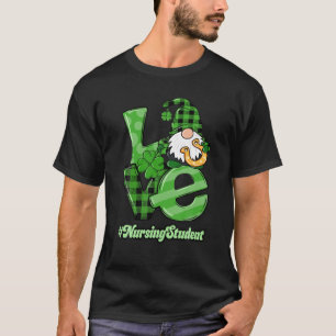 Nursing Student St. Patrick's Day Design T-Shirt