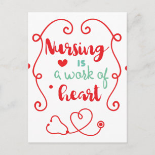 Nursing Work Postcard