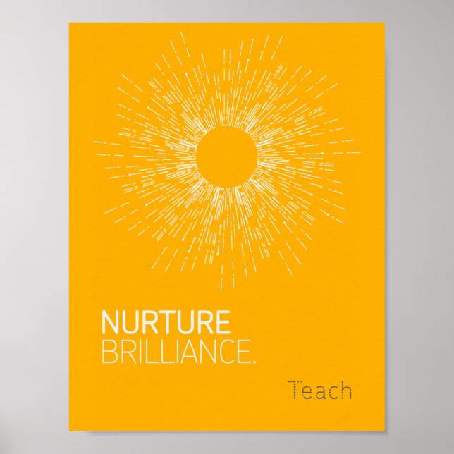 Nurture Brilliance Poster (Front)
