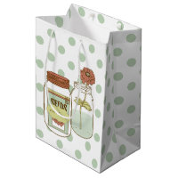 Nurture mason jar and flower giftbag