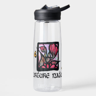 Nurture Nature Flowers and Bees Water Bottle