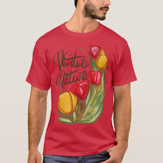 Nurture Nature Spring Tulip Premium  T-Shirt