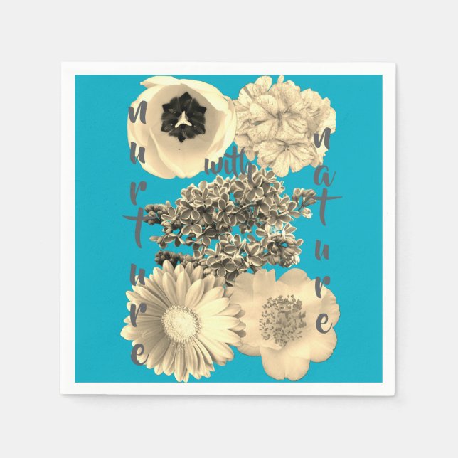 Nurture with Nature 2  Napkin (Front)