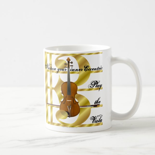 Nurture your Inner Eccentric (Golden) Coffee Mug (Right)