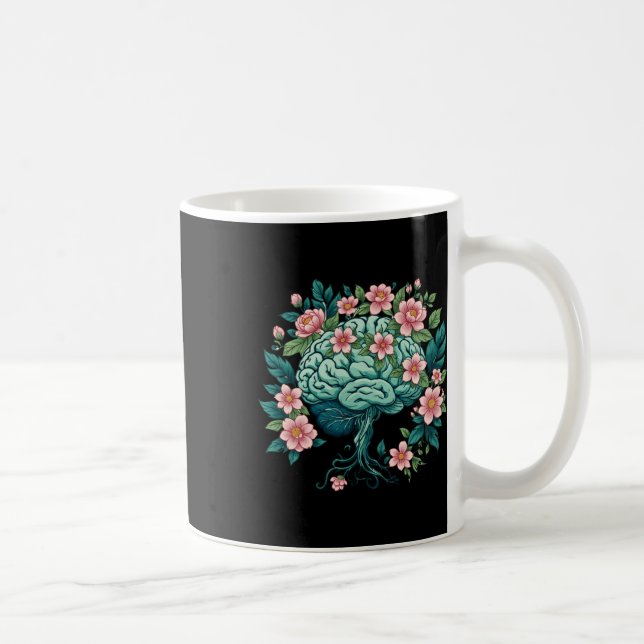 Nurture Your Mind Sticker  Coffee Mug (Right)