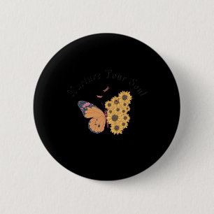 Nurture Your Soul Sticker 6 Cm Round Badge