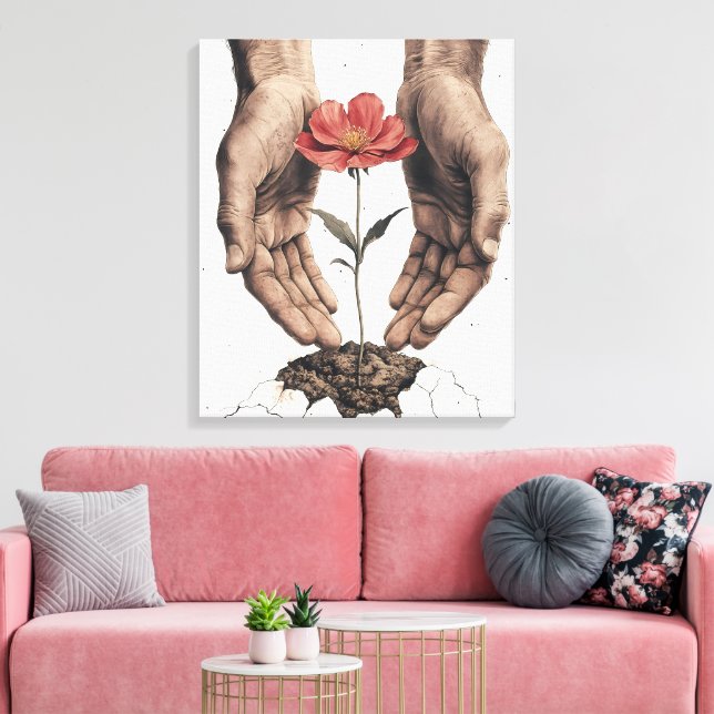 Nurturing Growth - Inspirational Wall Art  (Insitu(LivingRoom))