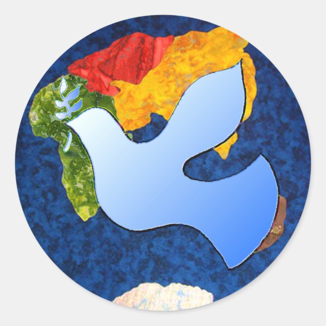 Nurturing Tomorrow's Peacemakers Classic Round Sticker (Front)