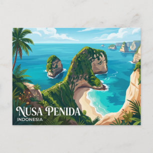 Nusa Penida Indonesia Postcard