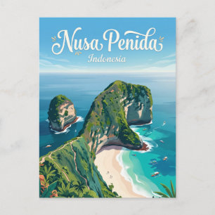 Nusa Penida Indonesia Postcard