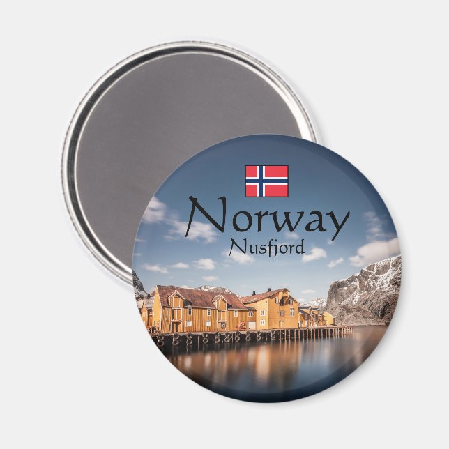 Nusfjord Lofoten Magnet (Front/Back)