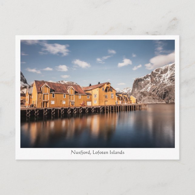Nusfjord Lofoten Postcard (Front)