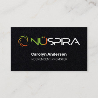 NuSpira Black Business Card