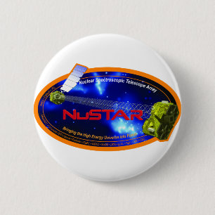 NuSTAR (Nuclear Spectroscopic Telescope Array) 6 Cm Round Badge