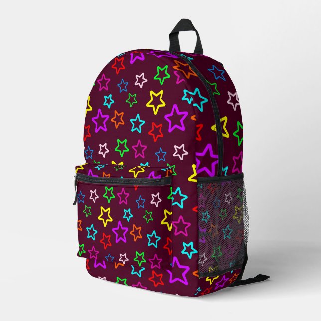 NuSTARS Printed Backpack (Back Corner Right)