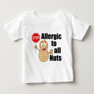 Nut Allergy Baby T-Shirt