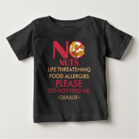 Nut Allergy Shirt, Do not feed me