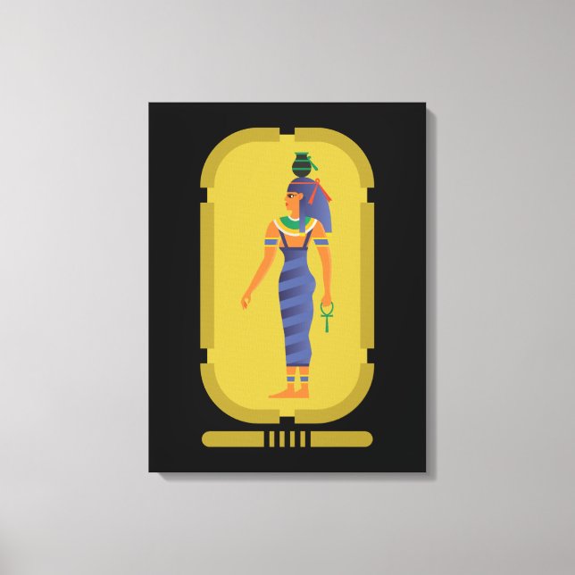 Nut Egyptian Goddess Canvas Print (Front)