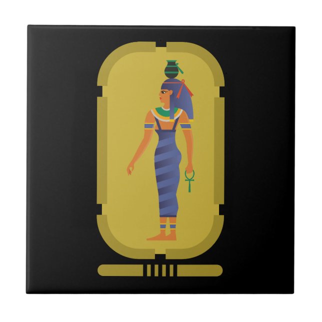 Nut Egyptian Goddess Ceramic Tile (Front)