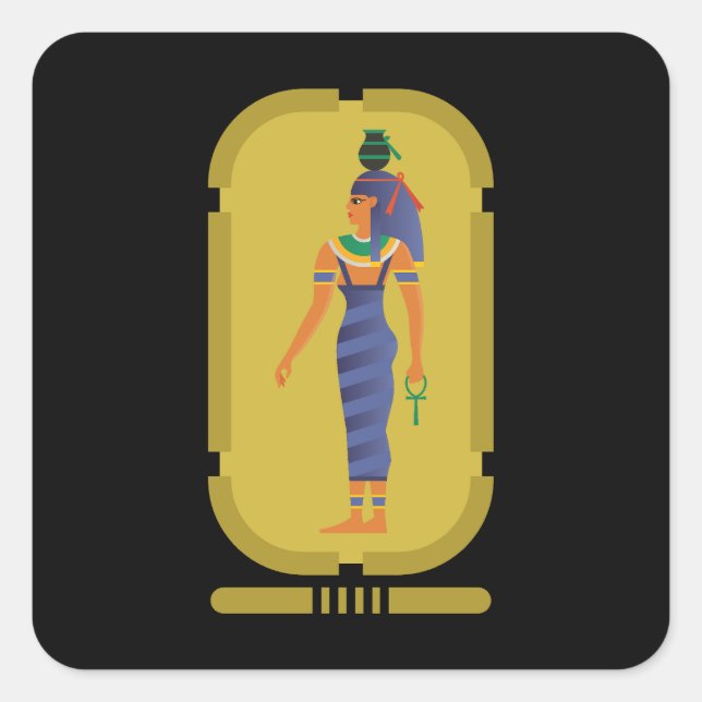 Nut Egyptian Goddess Square Sticker (Front)