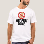 Nut Free Zone T-Shirt<br><div class="desc">I'm allergic to nuts. Peanut allergy t-shirt to let everyone know to be careful with peanut butter and tree nuts around your child. Have a kid with nut allergies? Get this shirt. *Images used on this item are licensed and © GraphicsFactory.com</div>