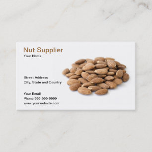 nut supplier business card