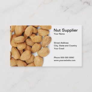 Nut Supplier Business Card