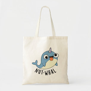 Nut-whal Funny Narwhal Pun  Tote Bag