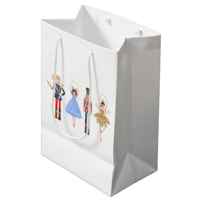Nutcracker 1WH1 Medium Gift Bag (Front Angled)