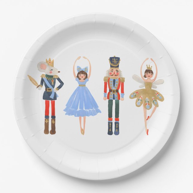 Nutcracker 1WH1 Paper Plate (Front)