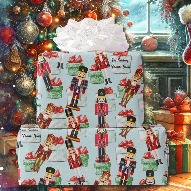 Nutcracker Add To and From Names Wrapping Paper (Creator Uploaded)