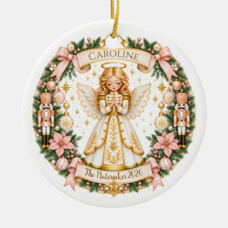 Nutcracker Angel Ornament