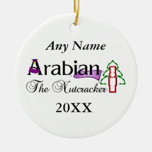Nutcracker Arabian Ceramic Tree Decoration