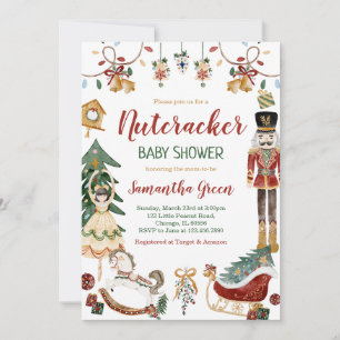 Nutcracker Baby Baby Shower Invitation