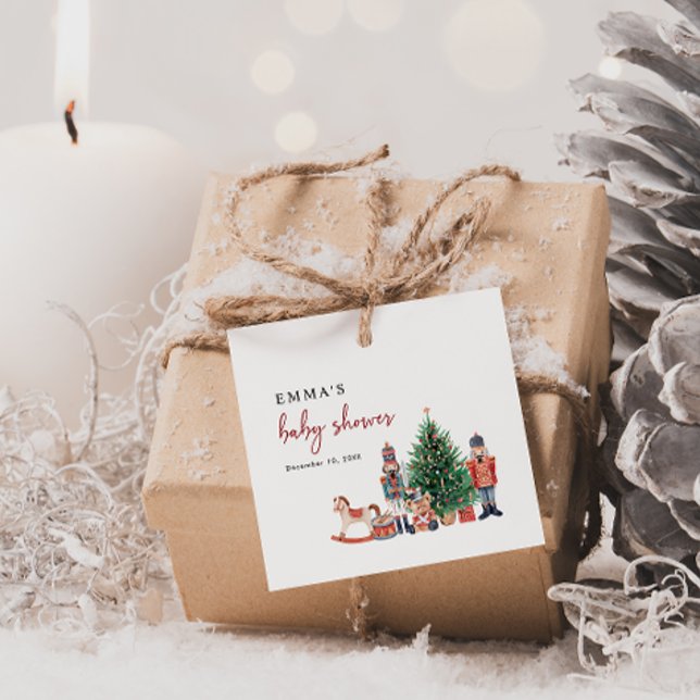 Nutcracker Baby Shower Favour Tags (Nutcracker Baby Shower Favor Tags
)