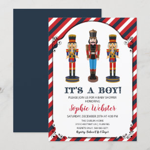 Nutcracker Baby Shower Invitation
