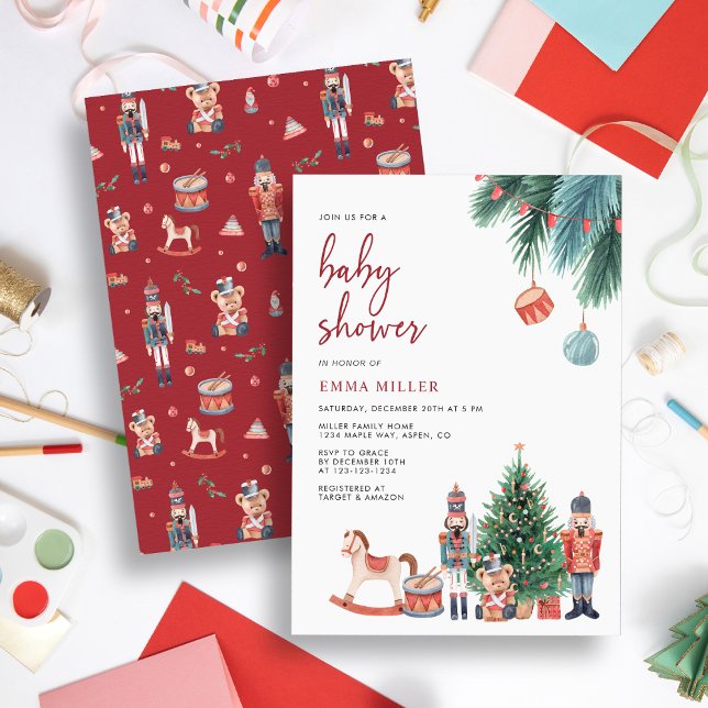 Nutcracker Baby Shower Invitation (Nutcracker Baby Shower Invitation
)