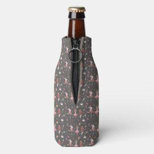 Nutcracker Ballerina Christmas  Bottle Cooler