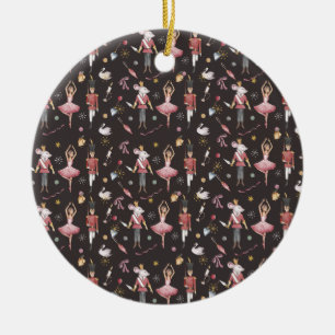 Nutcracker Ballerina Christmas gifts Ceramic Tree Decoration