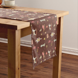 Nutcracker Ballerina Christmas  Short Table Runner